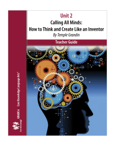 Calling All Minds: How to Think and Create Like an Inventor: CKLA Teacher Guide
