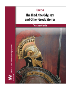 The Iliad, the Odyssey, and Other Greek Stories: CKLA Teacher Guide