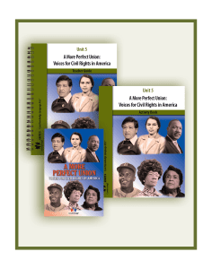 A More Perfect Union: Voices for Civil Rights in America: CKLA Homeschool Set
