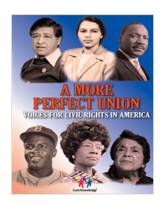 A More Perfect Union: Voices for Civil Rights in America: CKLA Student Reader