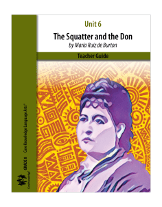 The Squatter and the Don: CKLA Teacher Guide