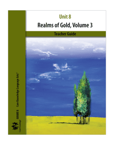 Realms of Gold, Volume 3: CKLA Teacher Guide