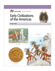 Early Civilizations of the Americas: CKHG Teacher Guide