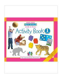 Activity Book 1 for Ages 3–4