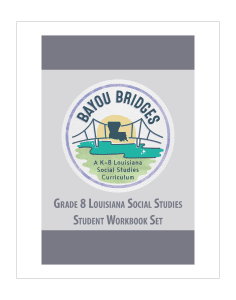 Louisiana Bayou Bridges – Grade 8 Student Workbook Set