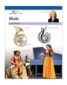 CKMusic: Grade 6 Student Activity Book