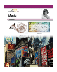 CKMusic: Grade 8 Teacher Guide