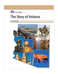 CK In Your State History – Arizona Grade 3: The Story of Arizona Teacher Guide