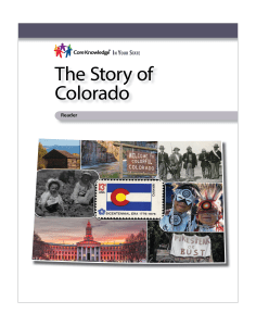 CK In Your State History - Colorado Grade 4: The Story of Colorado Student Reader