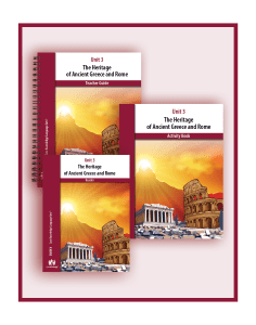 The Heritage of Ancient Greece and Rome: CKLA Classroom Set