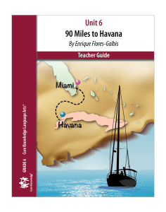 90 Miles to Havana: CKLA Teacher Guide
