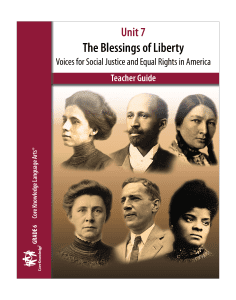 The Blessings of Liberty: CKLA Teacher Guide