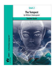 The Tempest: CKLA Teacher Guide