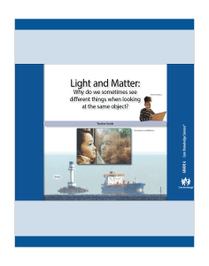 Light and Matter: CKSci Teacher Guide