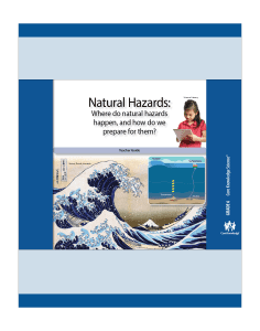 Natural Hazards: CKSci Teacher Guide