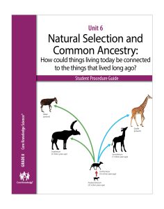 Natural Selection and Common Ancestry: CKSci Student Procedure Guide