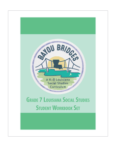 Louisiana Bayou Bridges – Grade 7 Student Workbook Set
