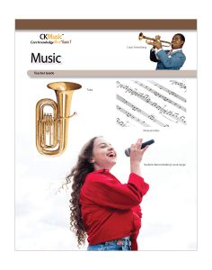 CKMusic: Grade 7 Teacher Guide