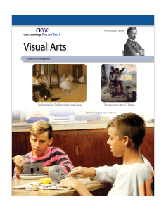 CK Visual Arts: Grade 6 Student Activity Book