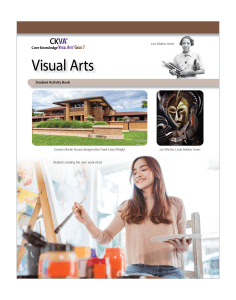CK Visual Arts: Grade 7 Student Activity Book