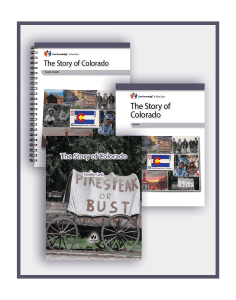CK In Your State History - Colorado Grade 4: The Story of Colorado Classroom Set