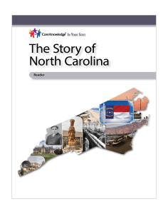 CK In Your State History - North Carolina Grade 4: The Story of North Carolina Student Reader