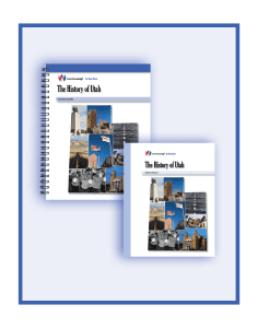 CK In Your State History – Utah Grade 7: The History of Utah Classroom Set