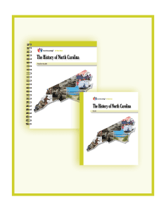 CK In Your State History – North Carolina Grade 8: The History of North Carolina Classroom Set